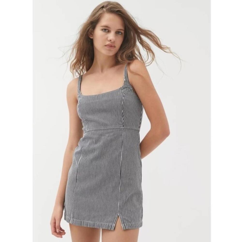 Hudson Pinstripe Mini Dress